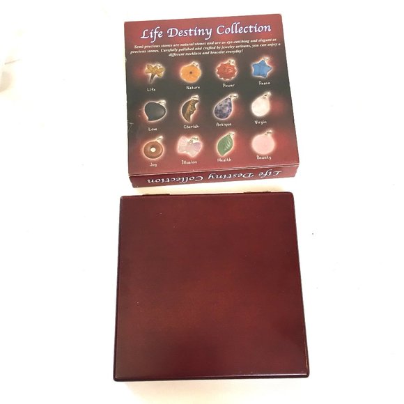 12 Semi Precious Stone Charms for bracelet or necklace New - Picture 4 of 6